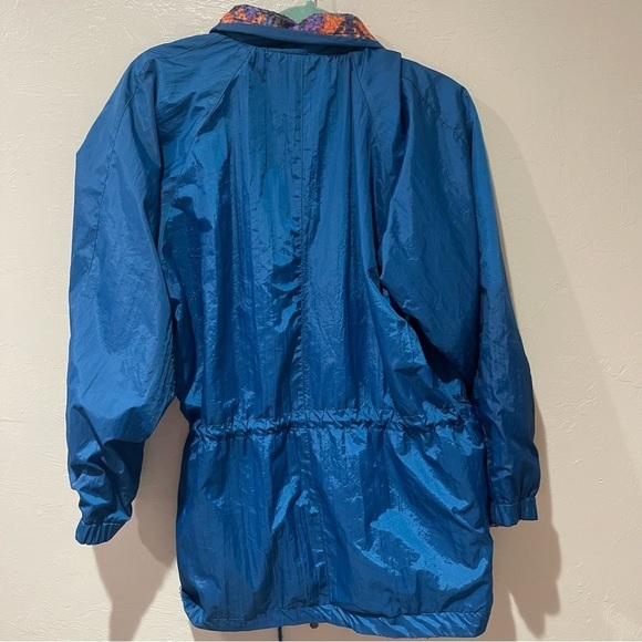 80s Retro Vtg. Reversible Abstract Windbreaker Jacket SM - Picture 5 of 8